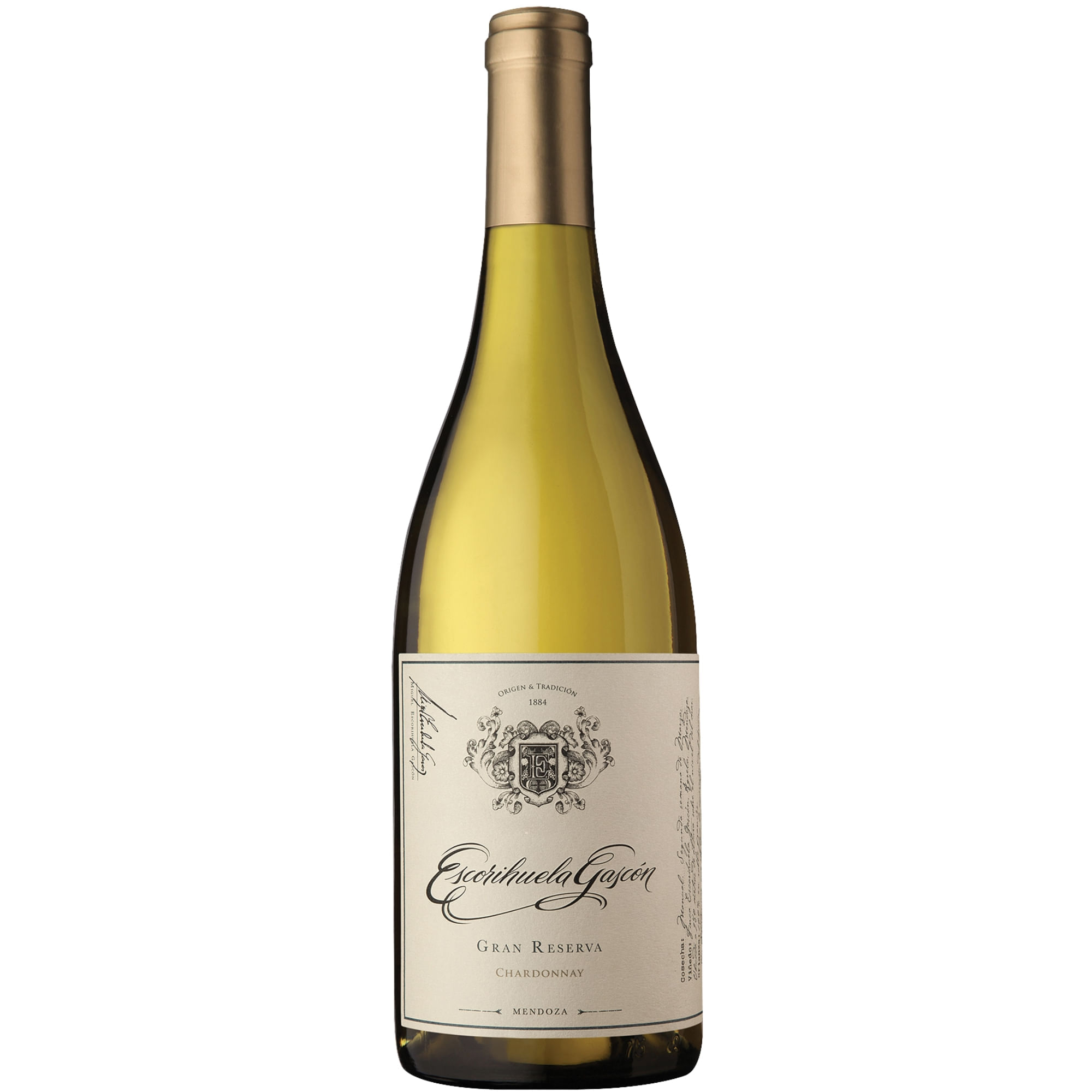 Vino Blanco ESCORIHUELA GASCON Chardonnay Botella 750ml