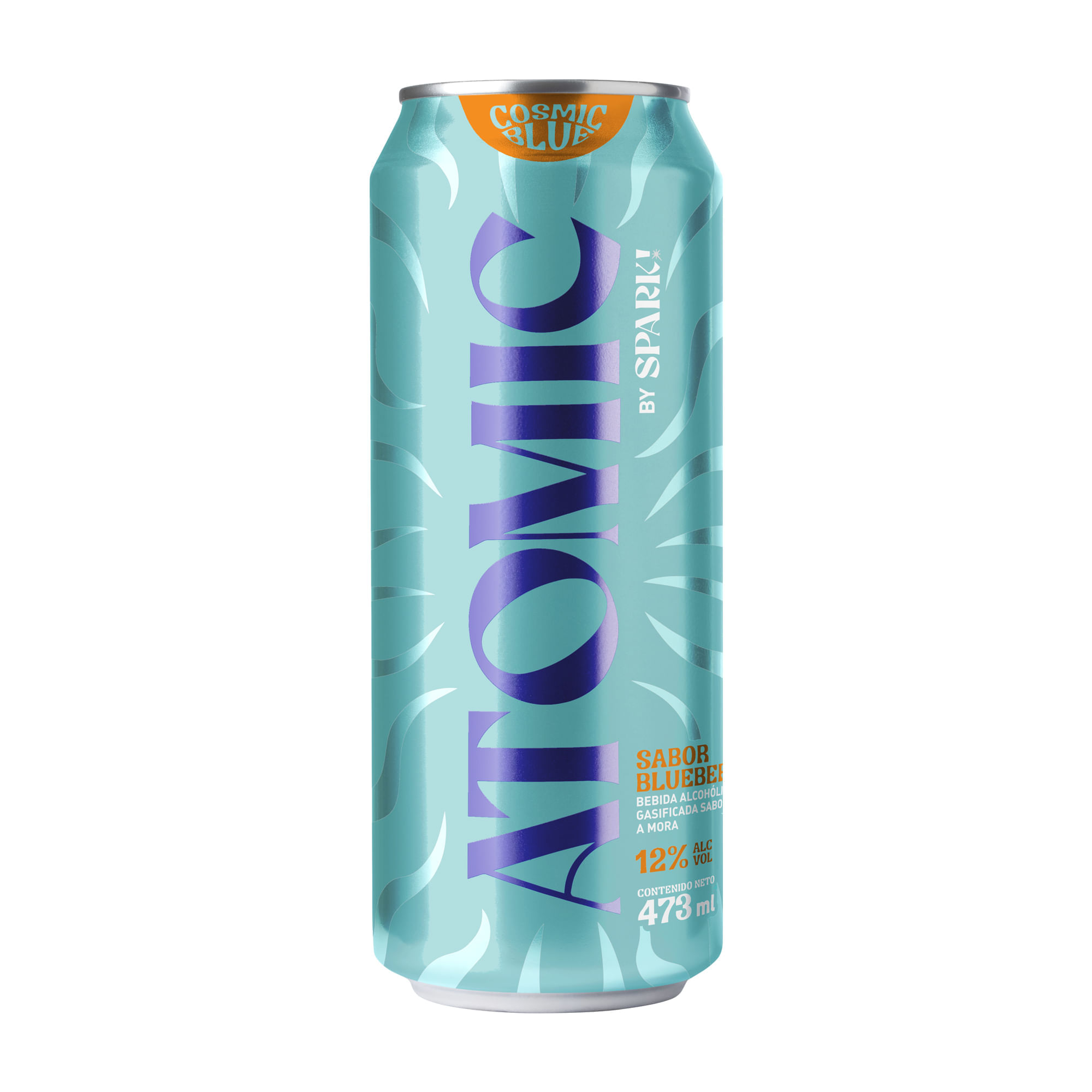 Ready To Drink (RTD) ATOMIC Spark Blue Berry Lata 473ml