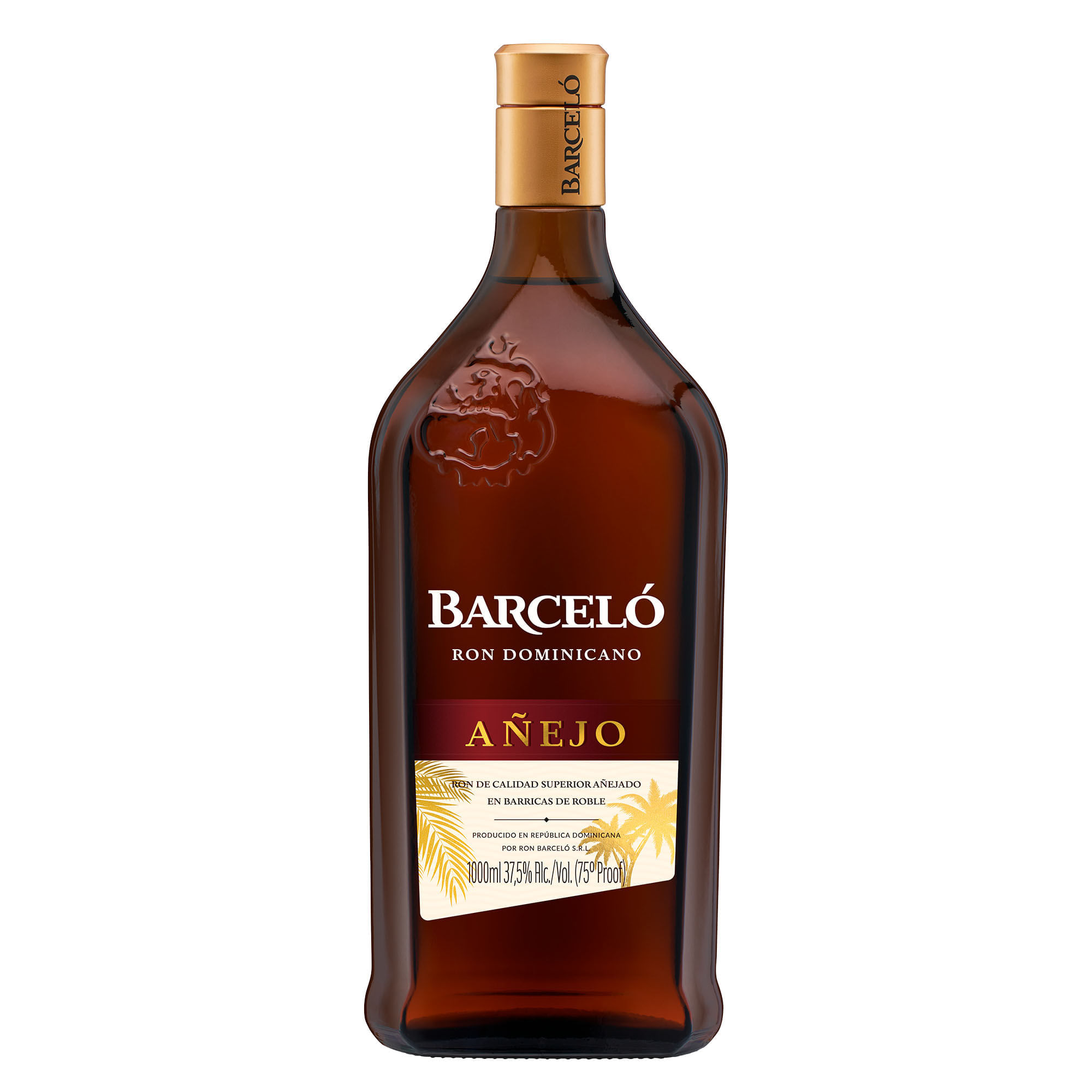 Ron BARCELÓ Añejo Botella 1L