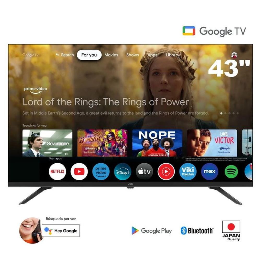 TV 43''JVC LT-43KM348N SMART FHD GOOGLE TV