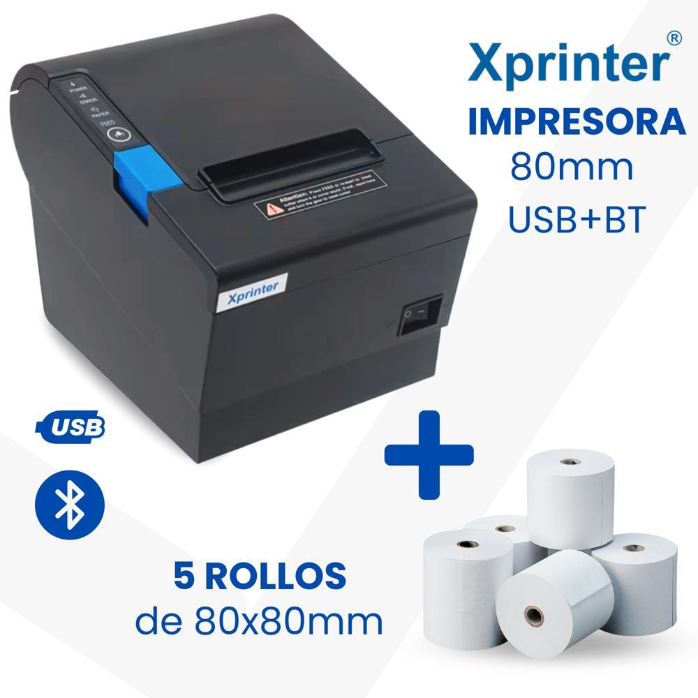 Impresora Ticketera Térmica 80MM USB + Bluetooth XPRINTER XP-Q801K