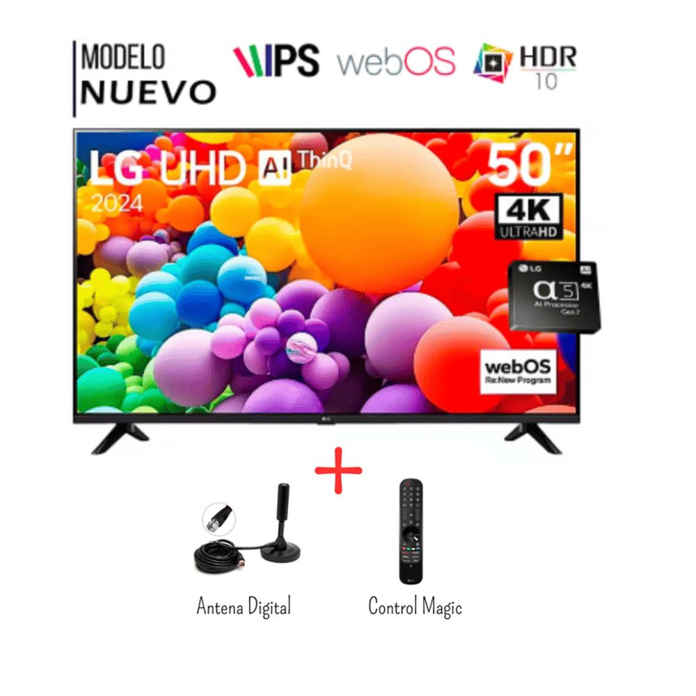 TELEVISOR 50 LG 50UT7300PSA SMART TV LED 4K UHD + Antena Digital + Control Magic (2024)