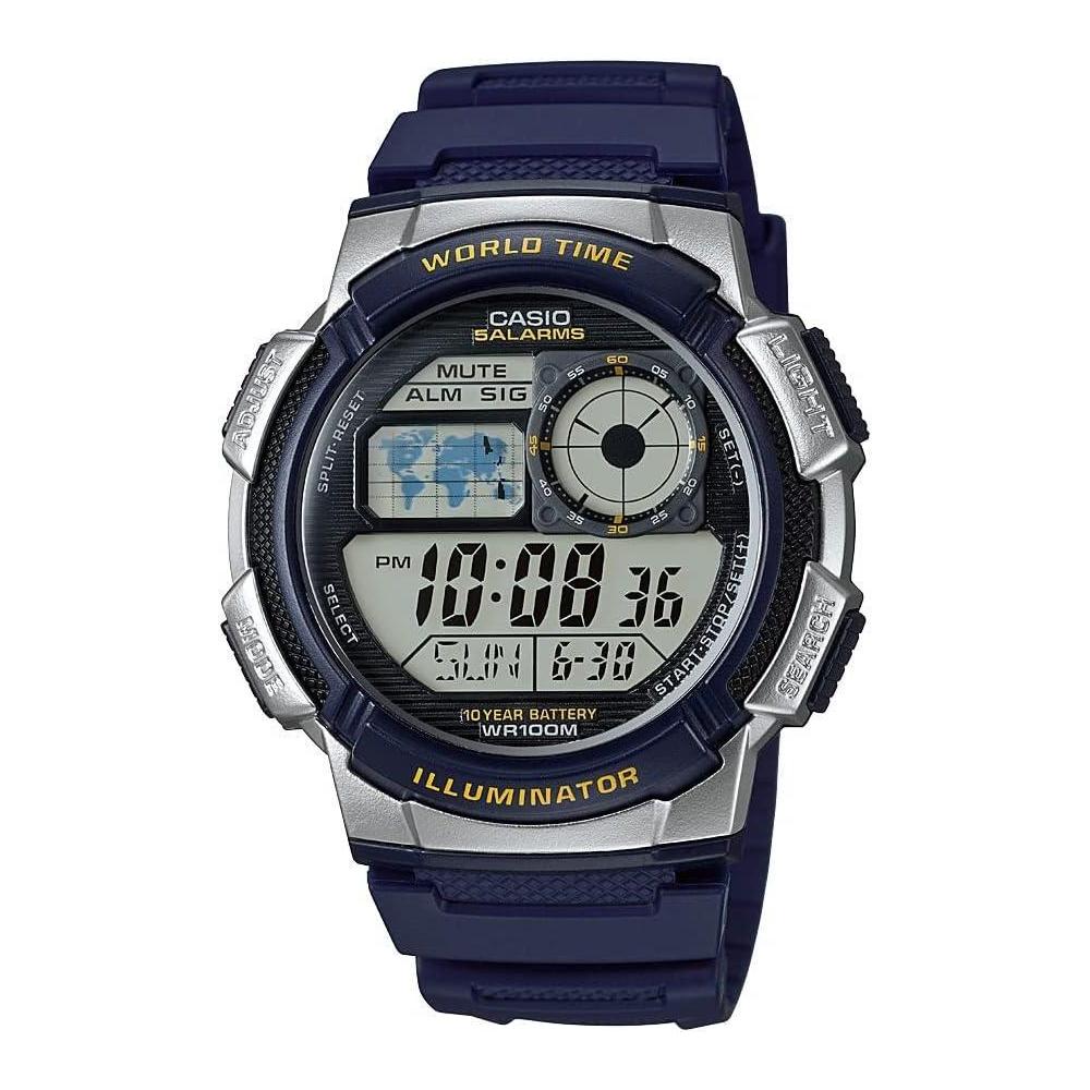 Casio AE1000W Reloj Digital para Hombres con Alarma y Temporizador