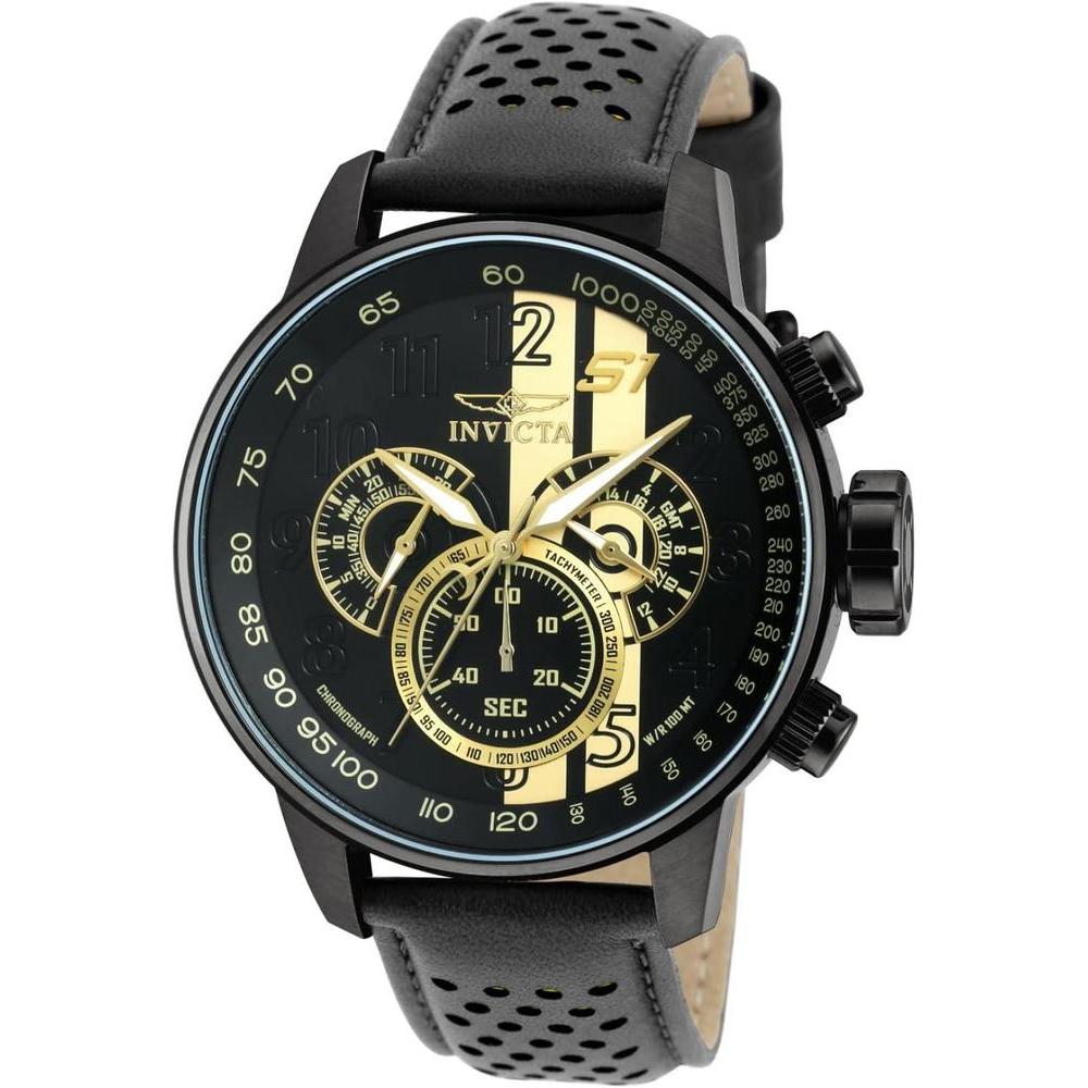 Invicta S1 Rally, reloj de cuarzo, hombre, deportivo y elegante, cuero