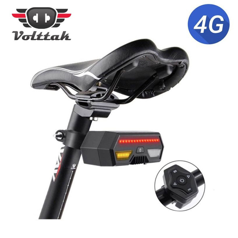 Rastreador GPS 4G Volttak ST-908 para Bicicleta | Luz Trasera, Intermitentes, Control Inalámbrico