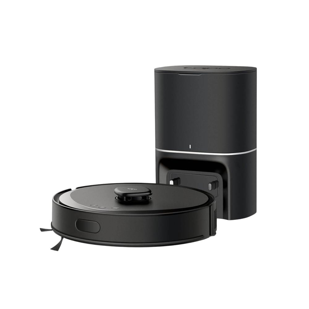 Robot Tapo RV30 Max Plus Aspirador Trapeador Negro + Base Autovaciado
