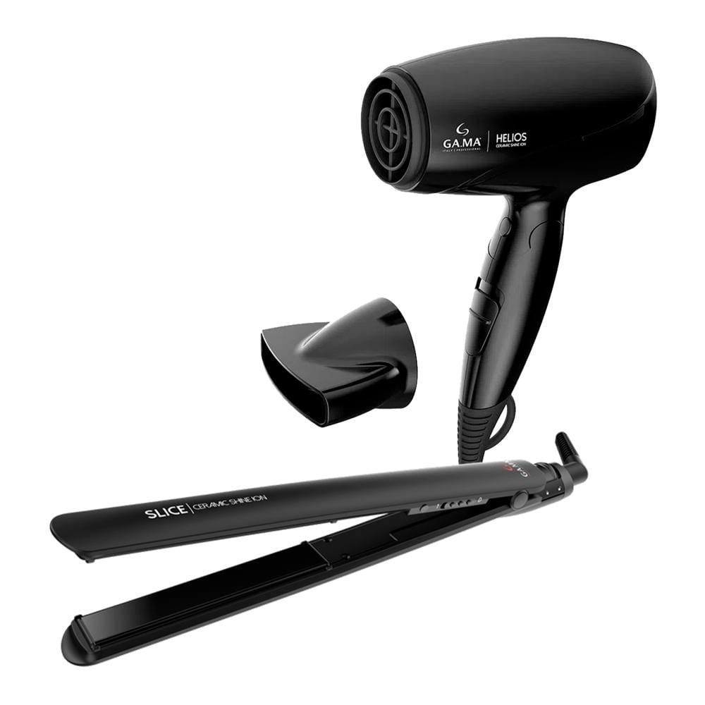 Combo Gama Alisadora Slice BECHS0000002737 y Secador Helios Mango Plegable