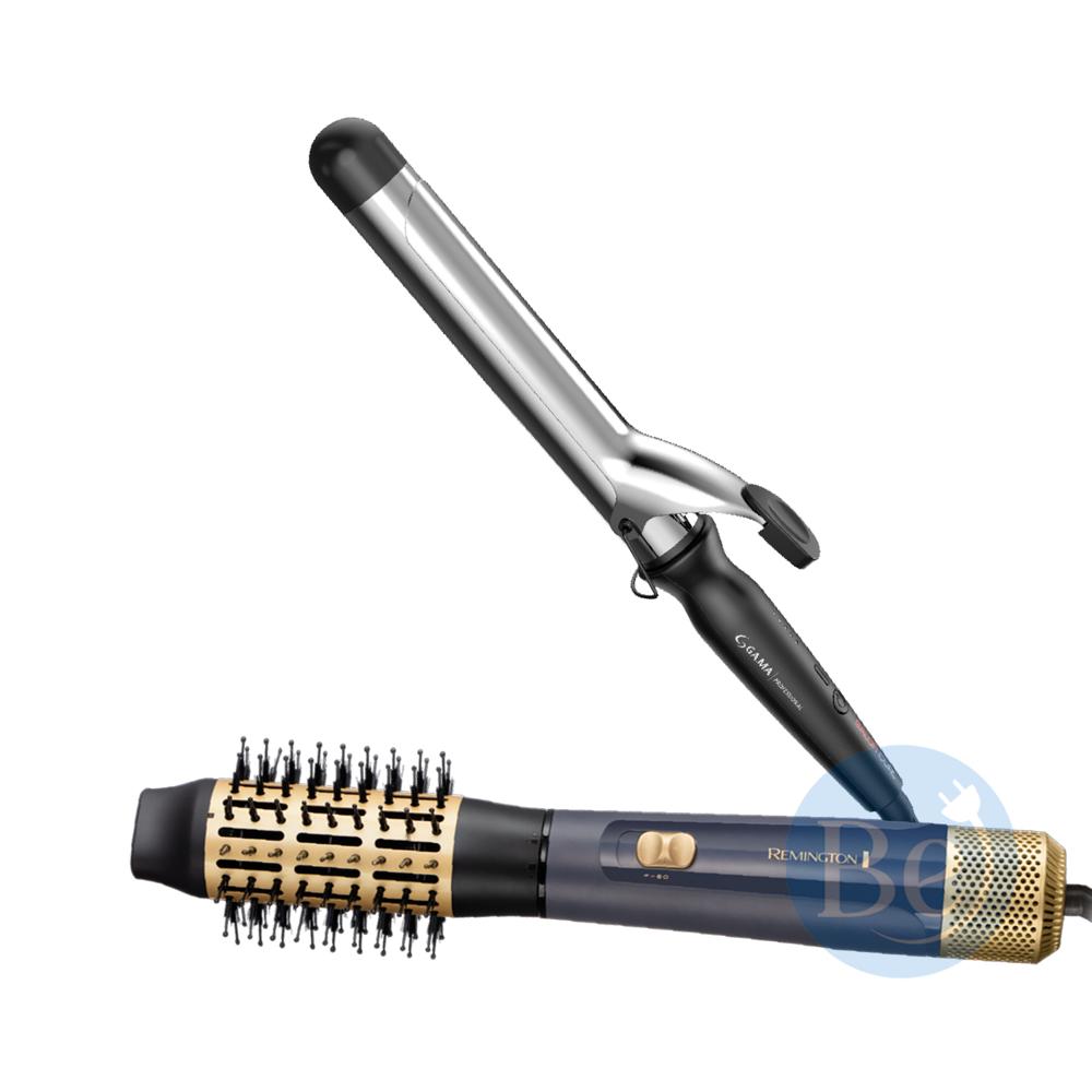 Combo Cepillo Eléctrico Remington AS20A y Rizador Gama de 38mm