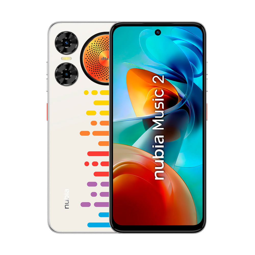 Smartphone ZTE Nubia Music 2 6.7"" 4GB 256GB 50 MP + AI Camera Blanco