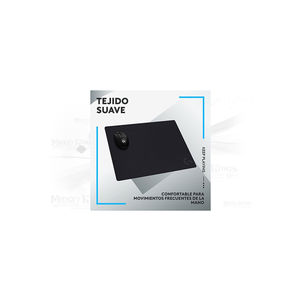 Mousepad Gaming Logitech G740, Tela Suave, 460X400Mm, Grosor De 5Mm, I