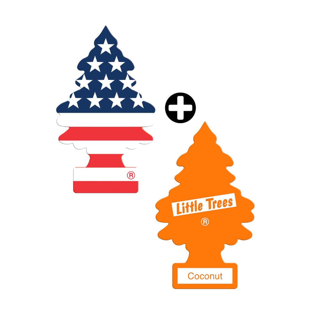 COMBO Ambientador Little Trees STD Vanilla Pride + Ambientador Little Trees Std Coconut