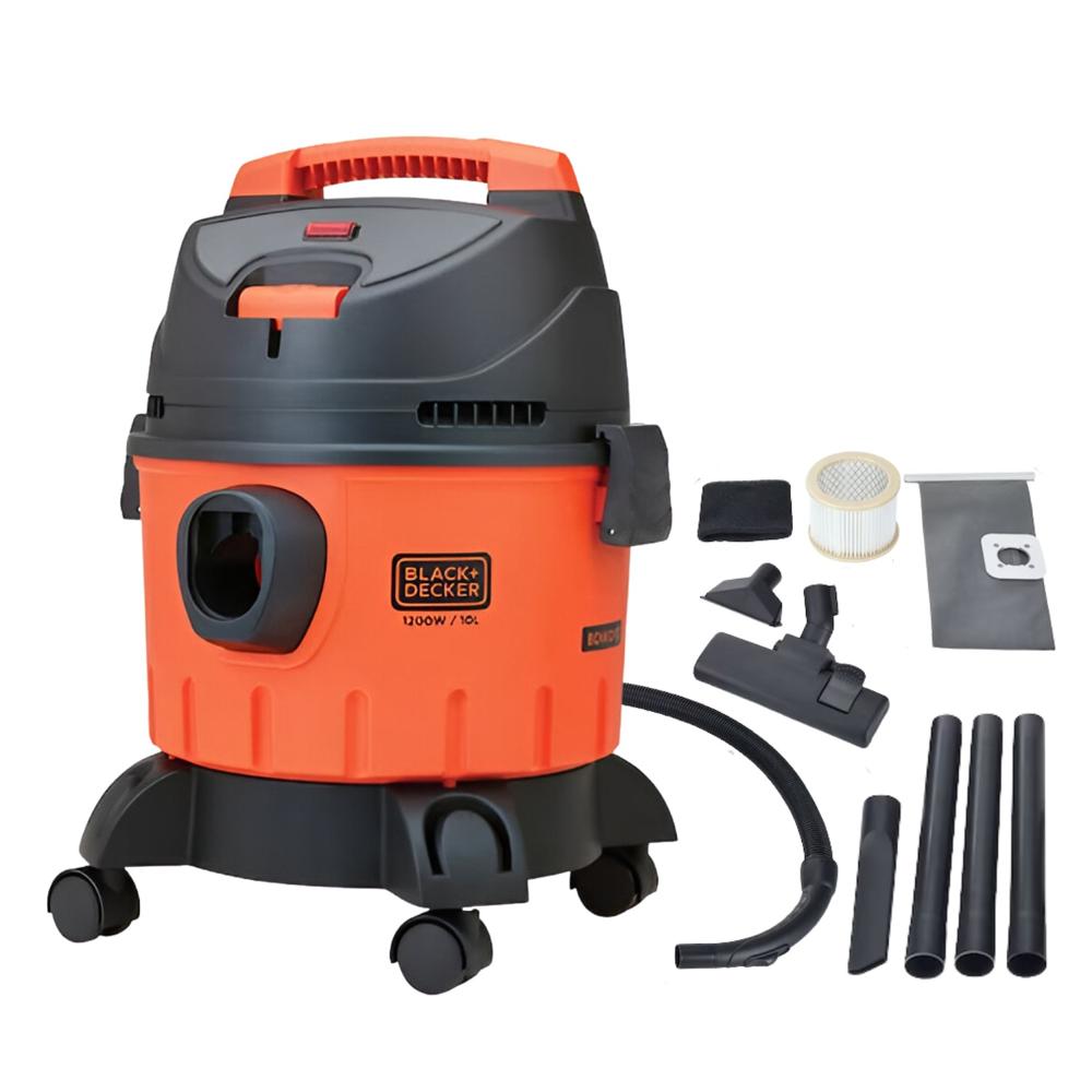 Aspiradora Black & Decker Seco/Húmedo 1200W 10 LT BDWD10-B2C