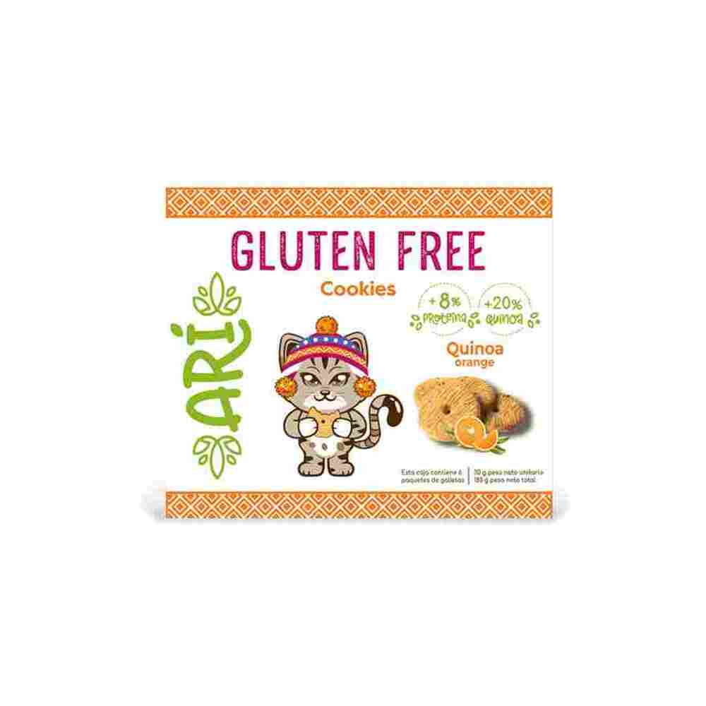 Galletas Gluten free Quinoa Orange Ari 6 unidades