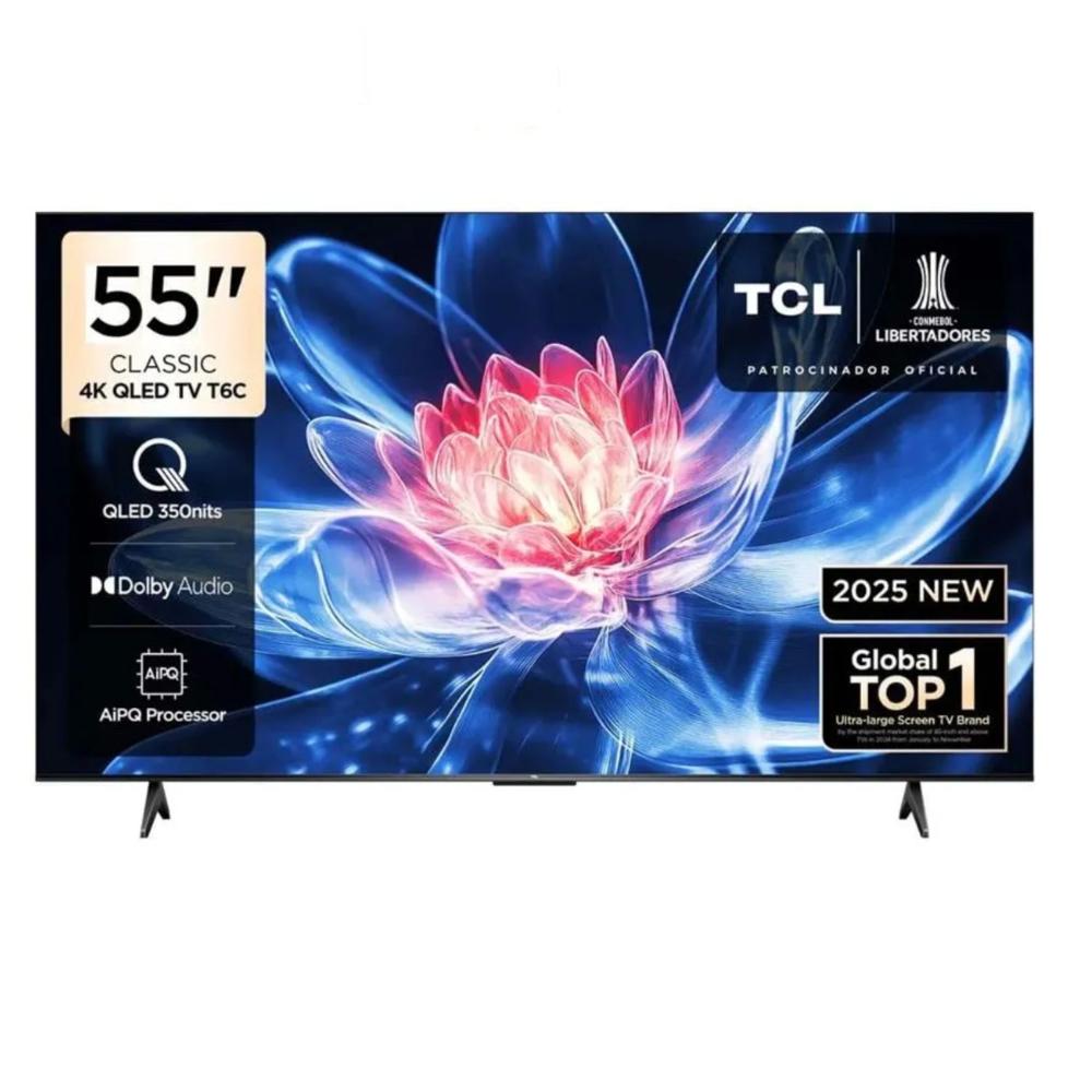 Televisor TCL 55 55T6C 4K UHD QLED Google TV