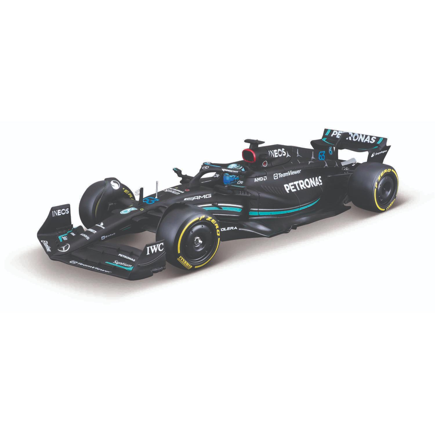 Auto Coleccionable Race Fórmula 1 Mercedes W14 Escala 1:24