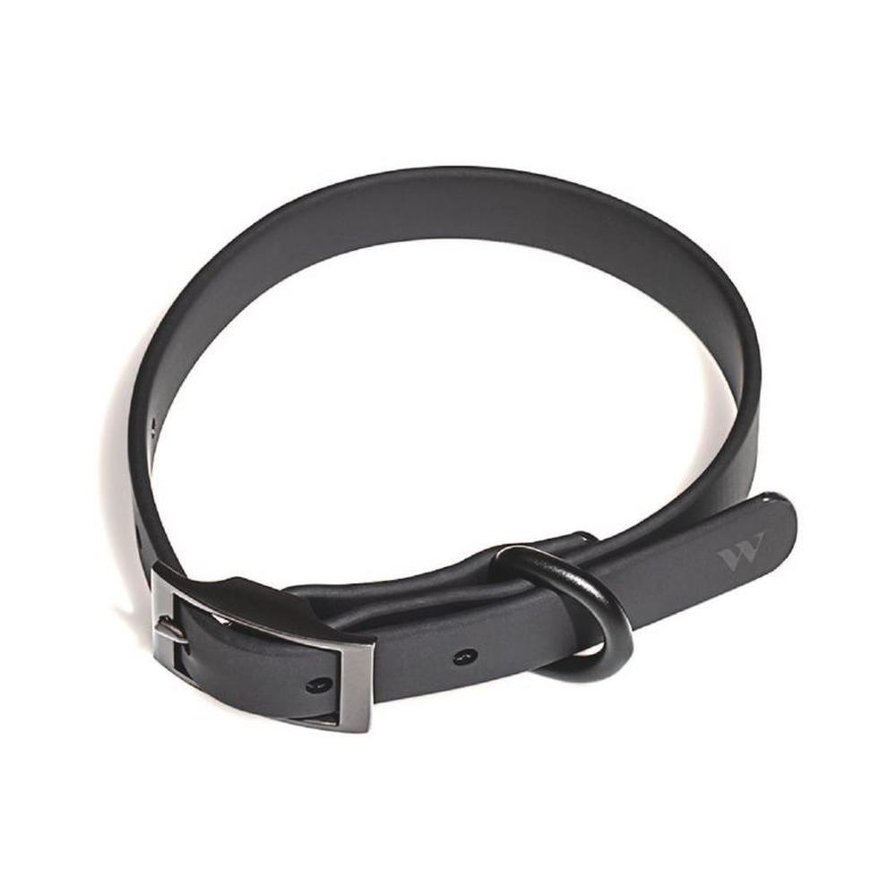 Collar Para Perros PVC Impermeable Negro - Talla S Collar Para Perros PVC Impermeable Negro - Talla S