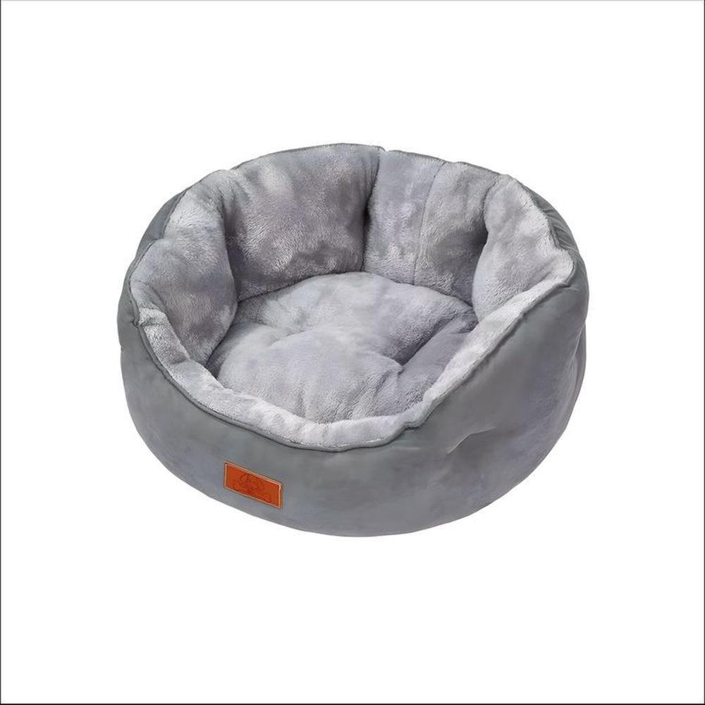 Cama Para Perros Acolchado Suede Gris - Talla M Cama Para Perros Acolchado Suede Gris - Talla M