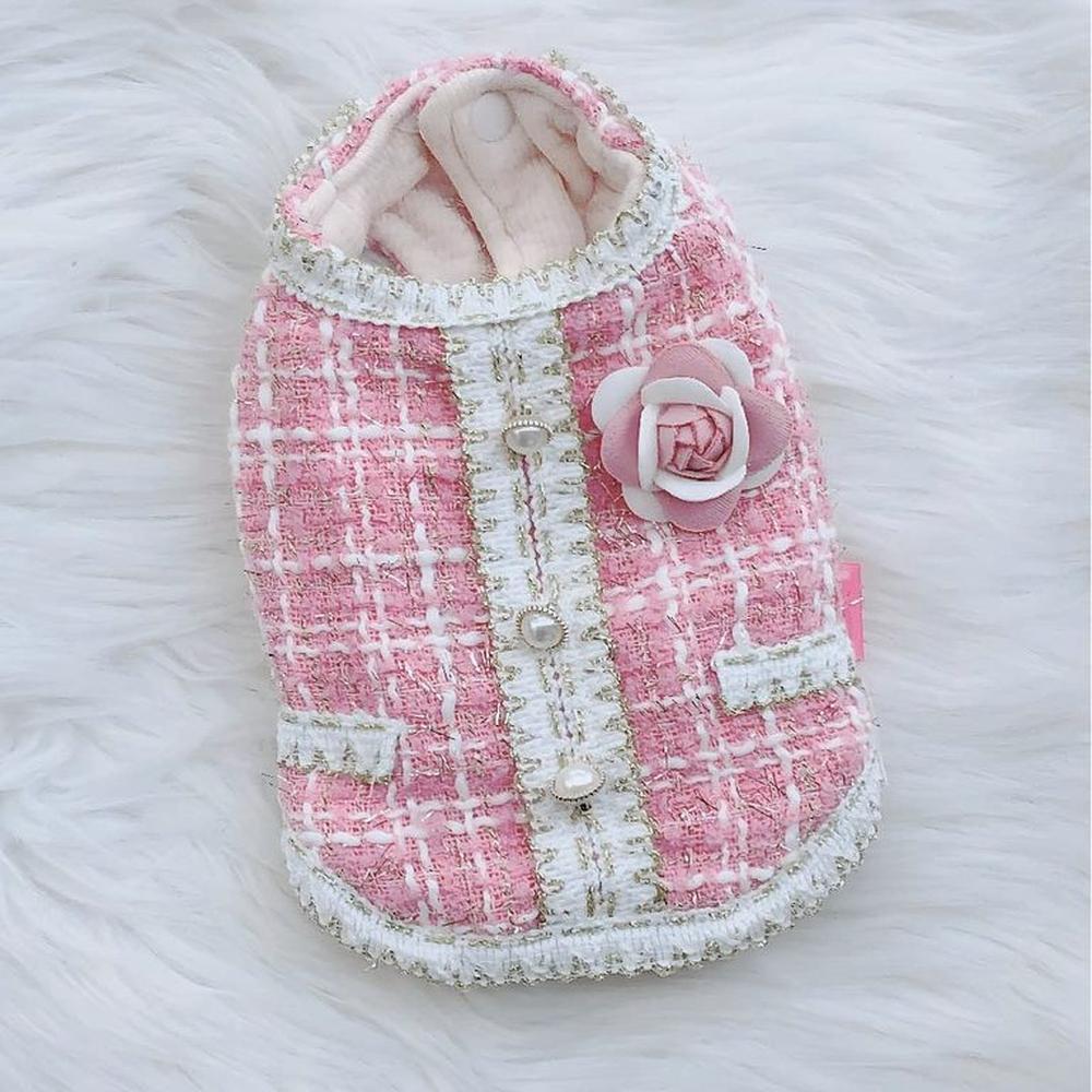 Ropa Para Perros Vestido Elegante Rosado - Talla M