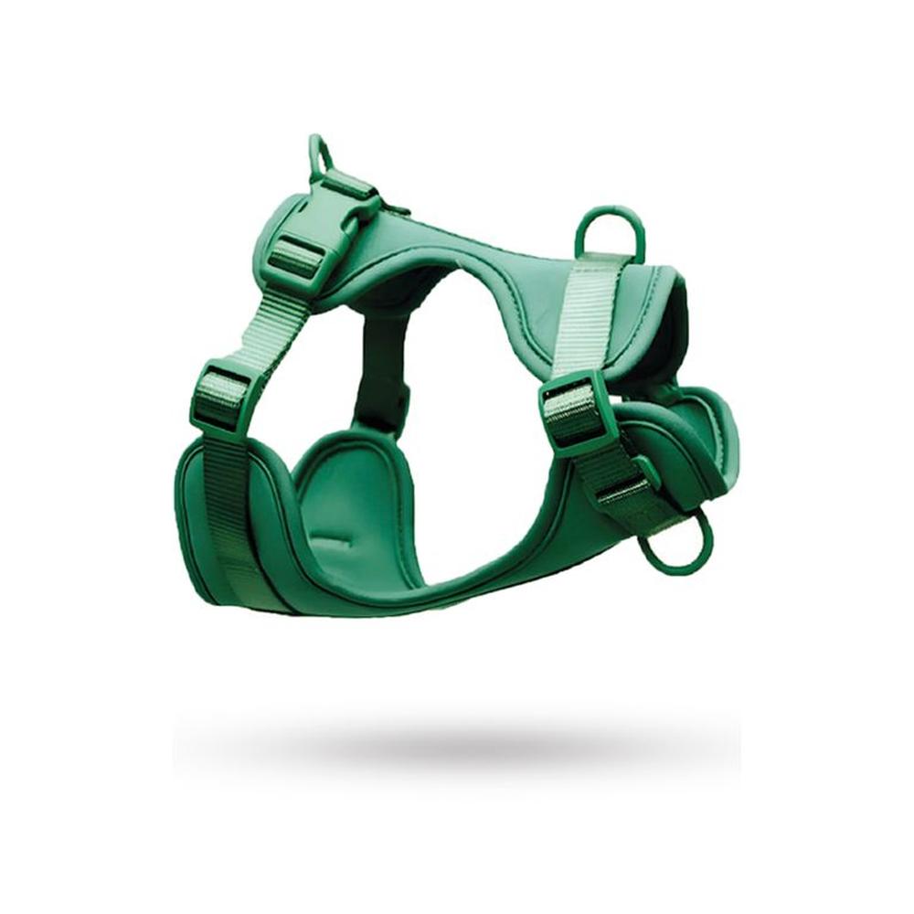 Pechera Para Perros Nailon Ajustable Verde - Talla M Pechera Para Perros Nailon Ajustable Verde - Talla M