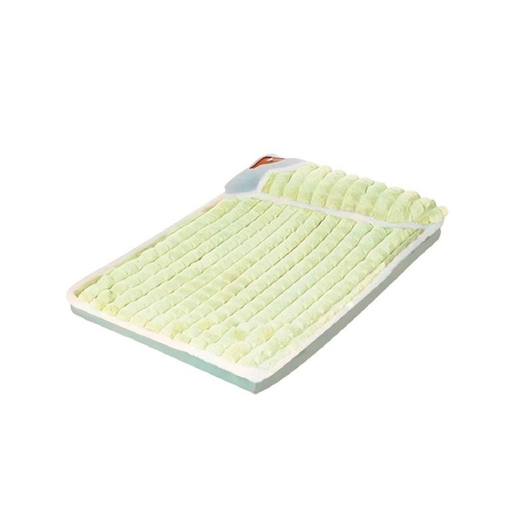Cama Colchón Para Perros Funda Extraíble Verde Claro - Talla L