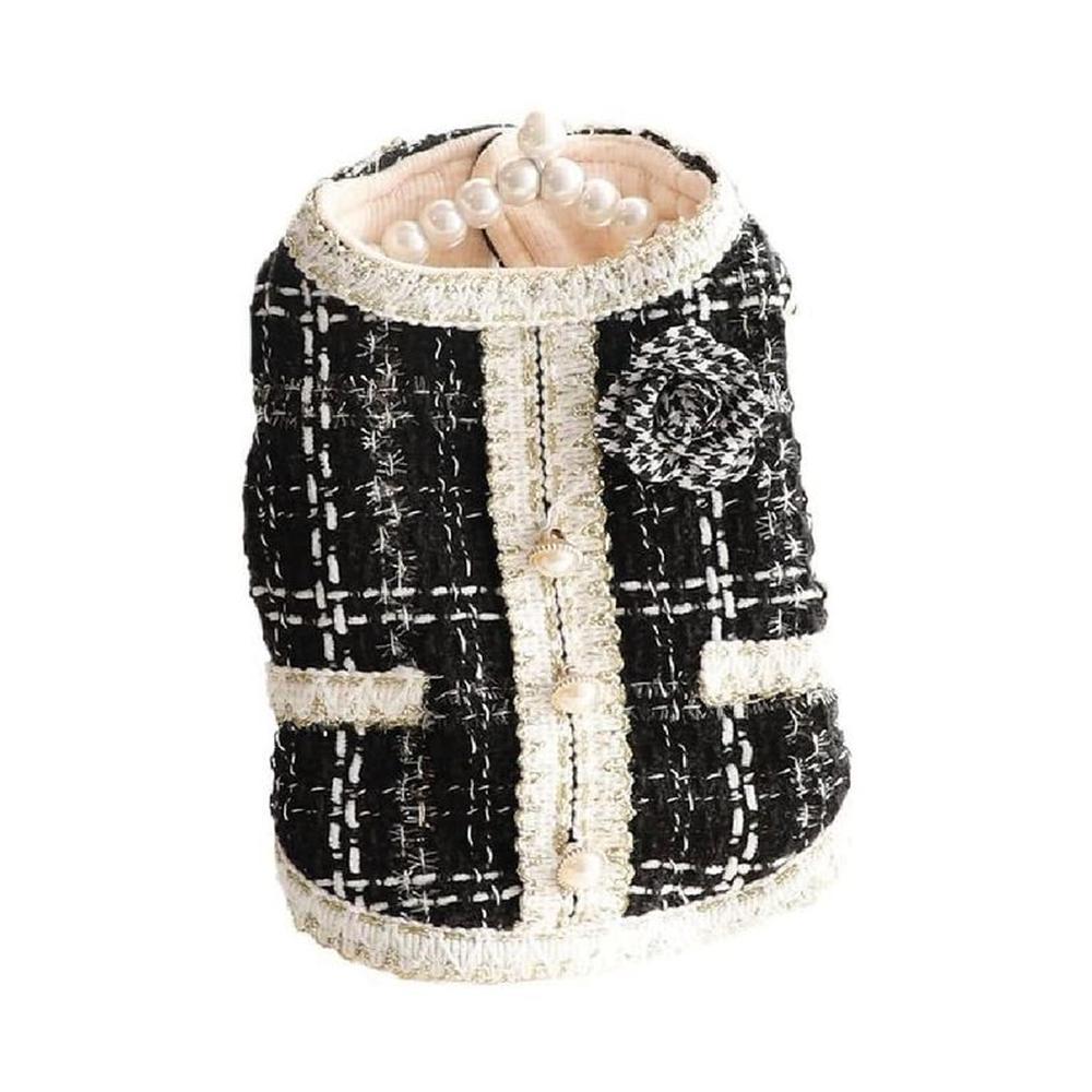 Ropa Para Perros Vestido Elegante Negro - Talla XL