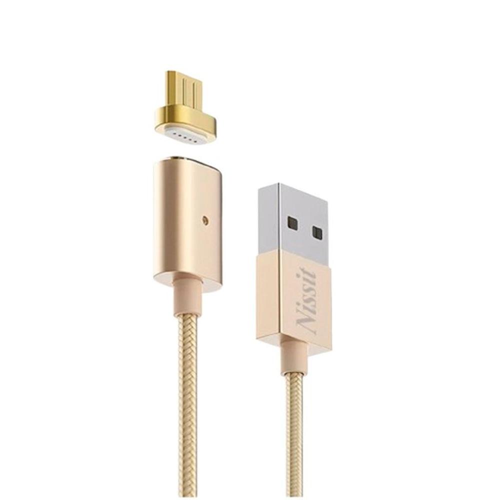 Cable USB Magnético para Smartphone Celular Gold