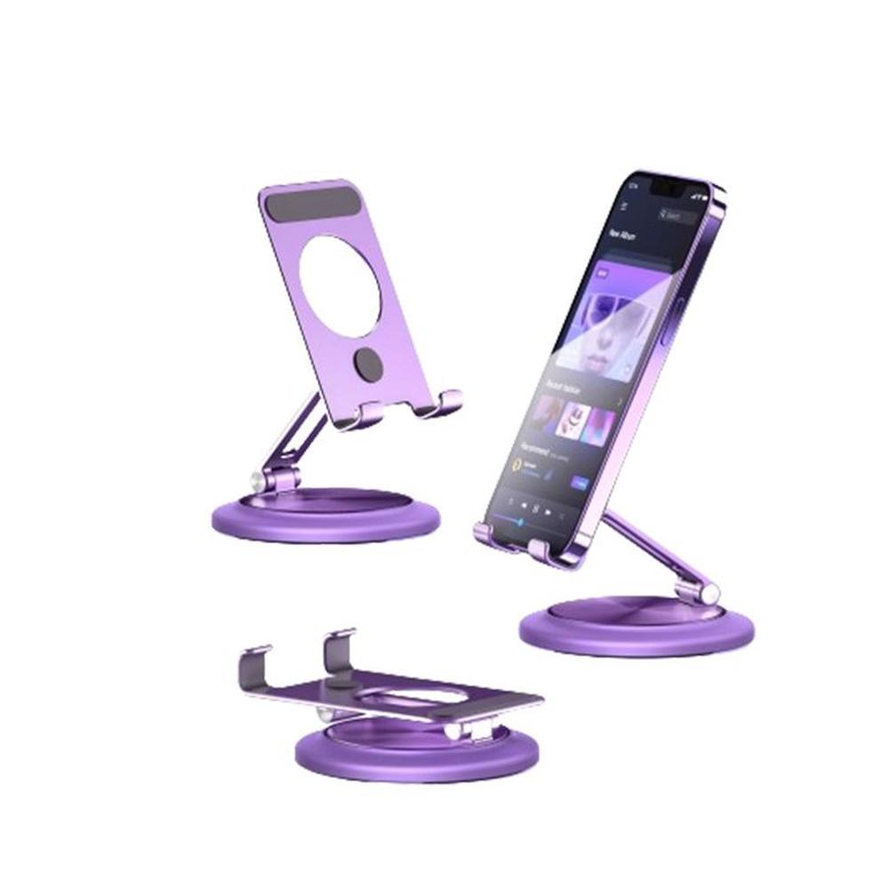 Soporte para celular Corporativos S&T For Business Aluminio Giro 360° JHZ8 Lila-Tablet Soporte para celular Corporativos S&T For Business Aluminio Giro 360° JHZ8 Lila-Tablet