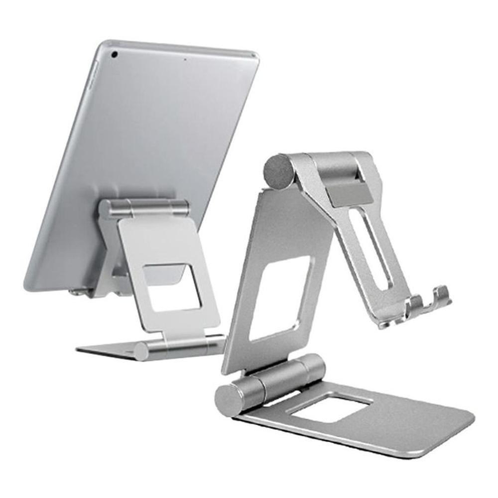 Soporte de Aluminio PTelef Moviles-Mini Tablets Plegable Z10PB SILVER Soporte de Aluminio PTelef Moviles-Mini Tablets Plegable Z10PB SILVER