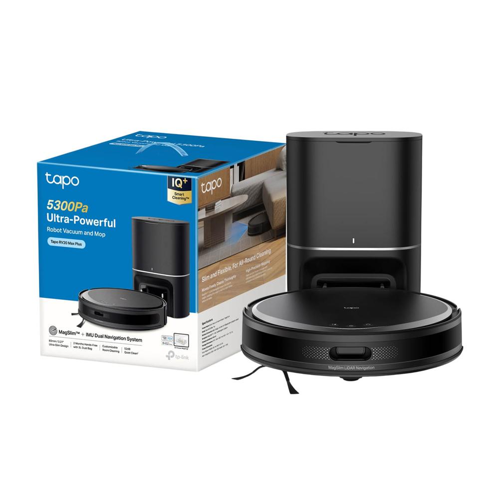 Tapo RV20 Max Plus Robot Aspirador y Trapeador + Base Autovaciado