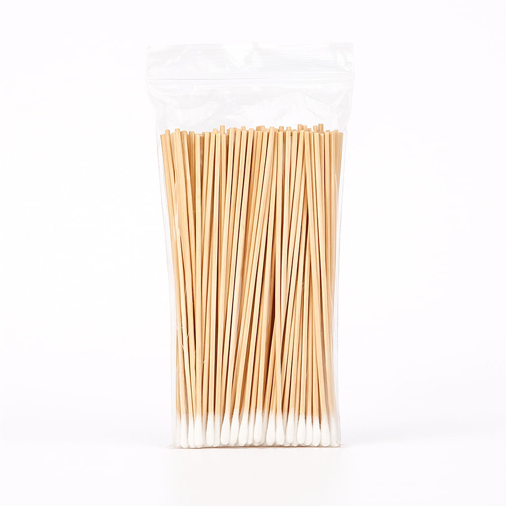 Hisopo de Madera No Estéril de 6"" BOLSA 100 UND
