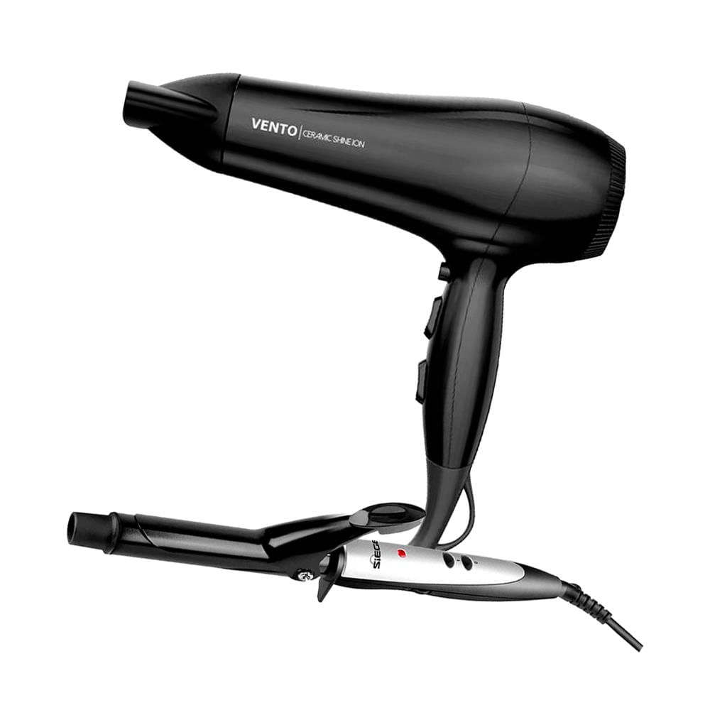 Combo Secador Gama Vento BECHD0000002745 y Rizador Siegen SG-2411