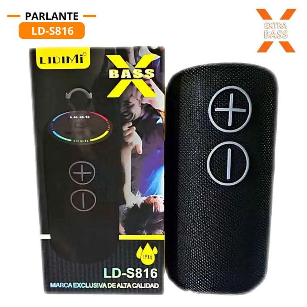 Parlante Bluetooth Portátil LIDIMI LD-S816 20W X-BASS Luces RGB FM TWS
