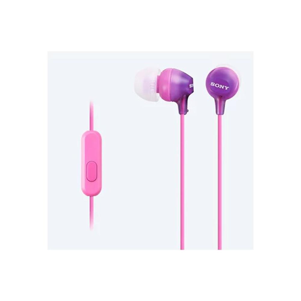 Audifonos Sony Ex15AP Con Micrófono - Violeta
