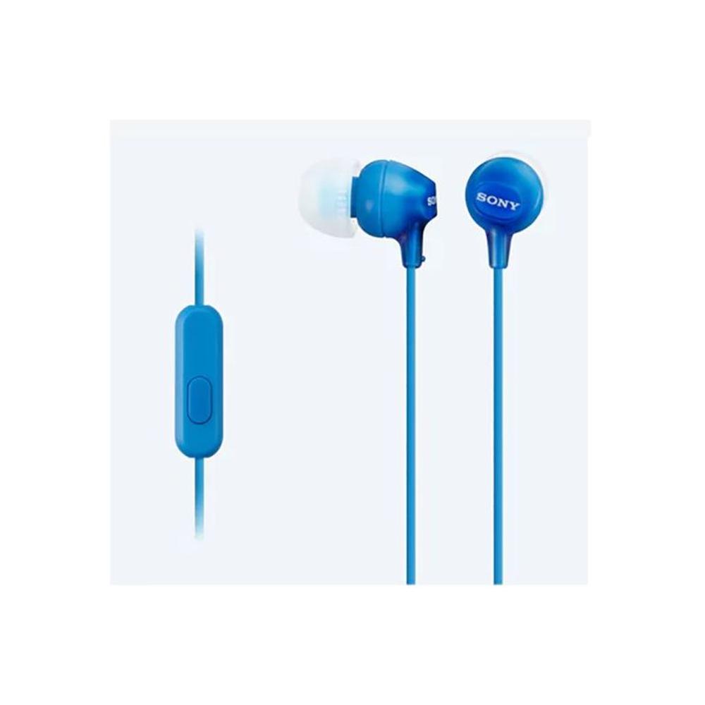 Audifonos Sony Ex15AP Con Micrófono - Azul