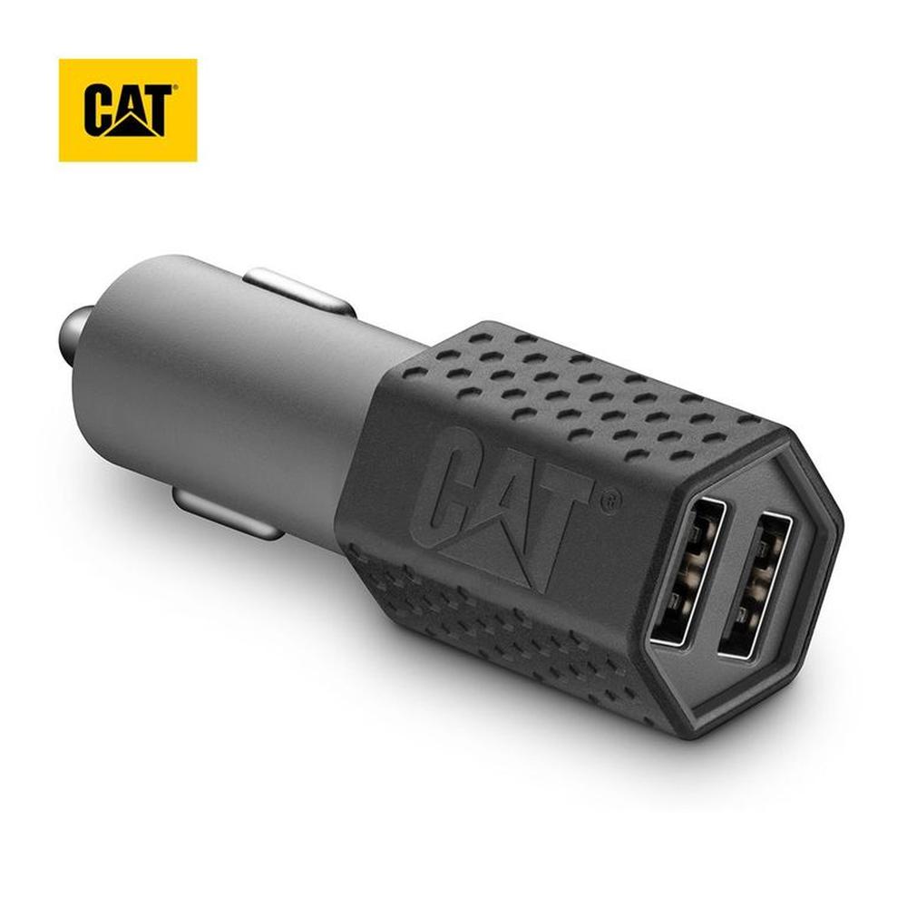 Cargador De Auto CAT Resistente USB 3.4AMP 2 Puertos