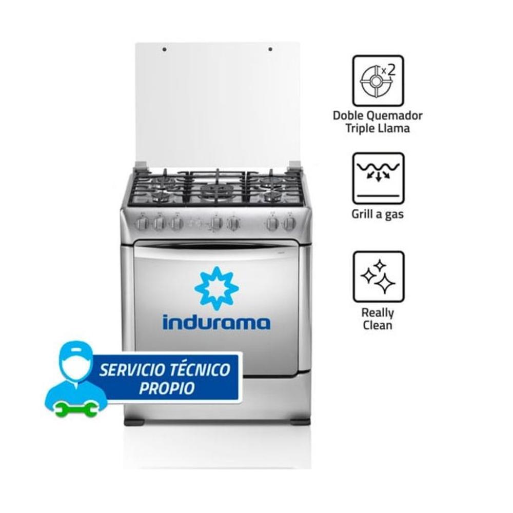 COCINA INDURAMA - FIRENZE ZAFIRO DE 5 HORNILLAS.