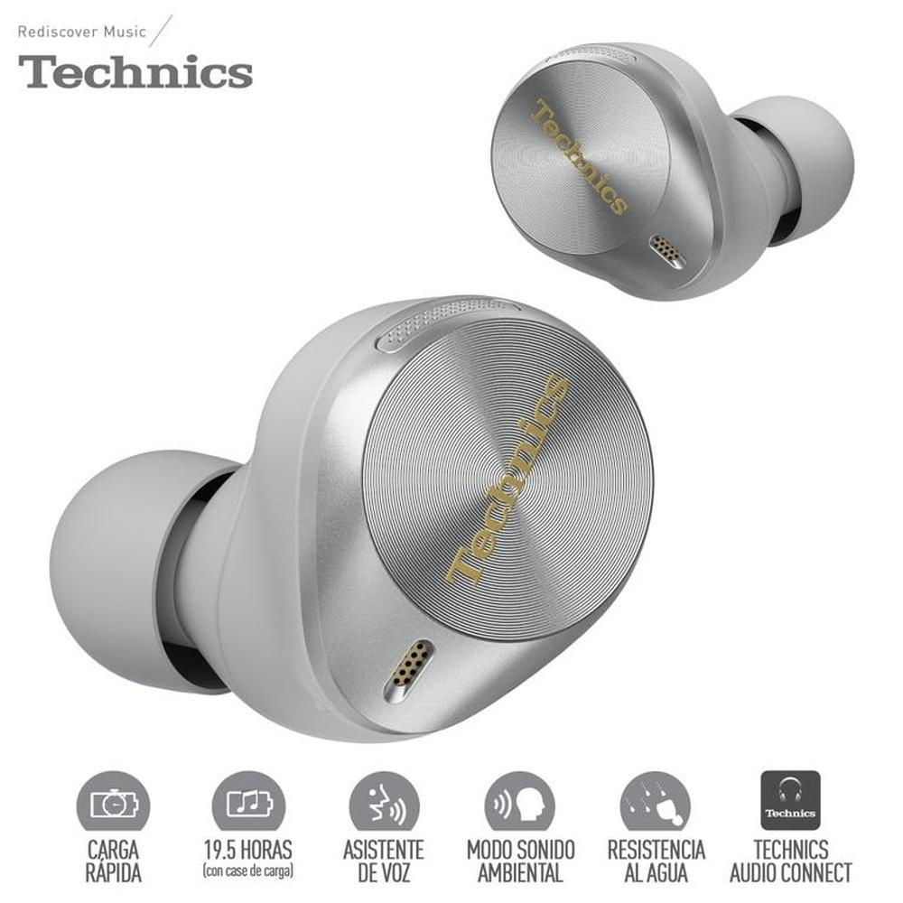 Audífonos Inalámbricos con Cancelación de ruido Az80 Technics Silver