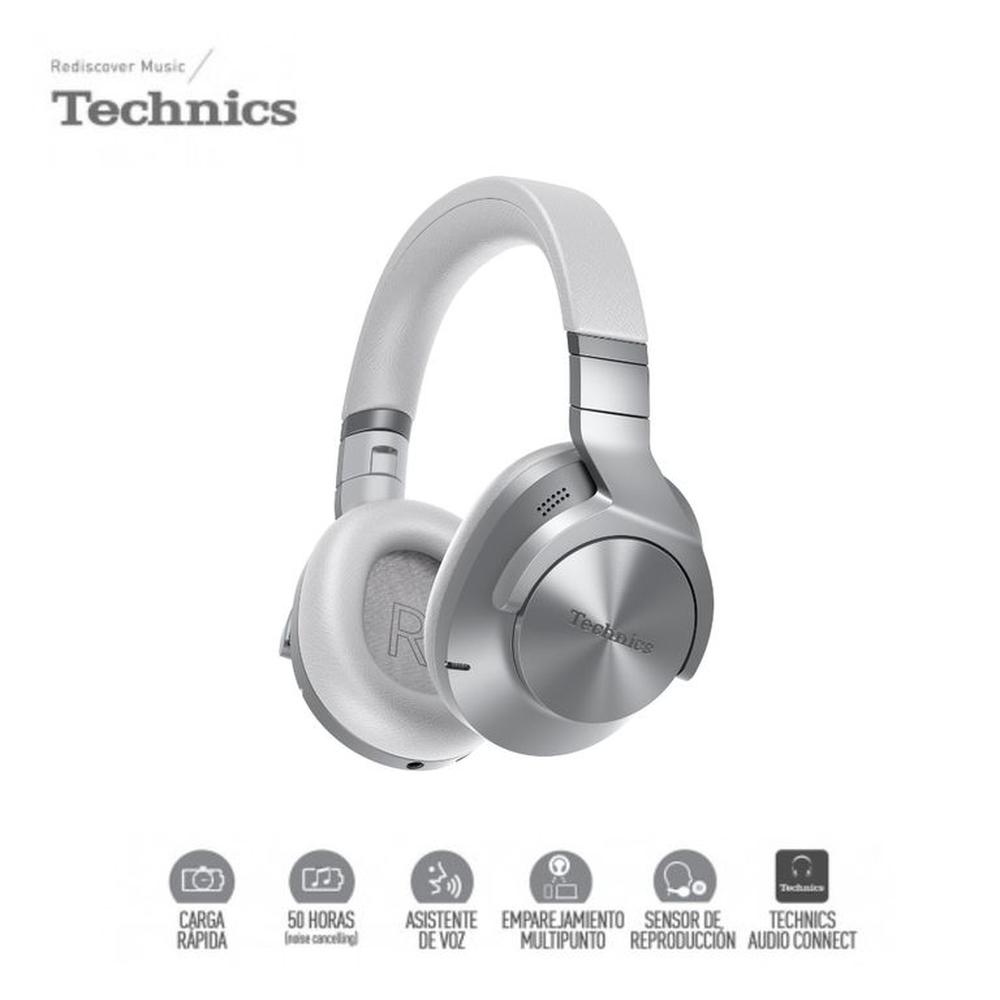 Audífonos Inalámbricos Bluetooth Over Ear Technics A800 Silver