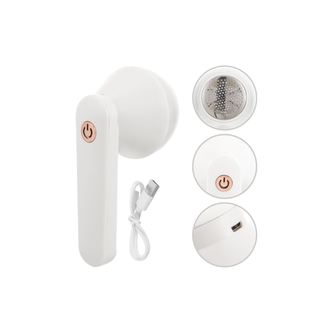 Removedor de Pelusa Eléctrico Blanco