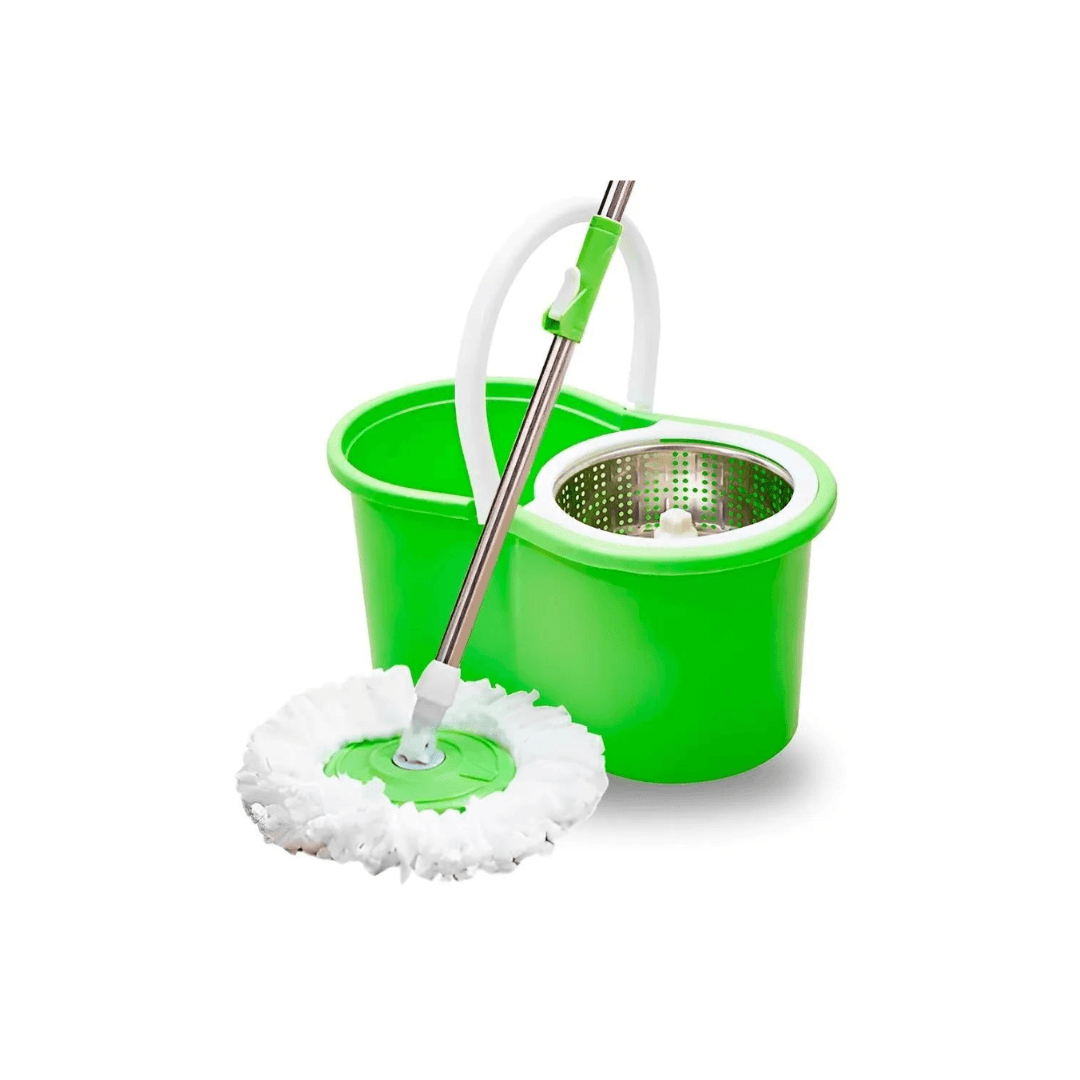 Trapeador con Balde Escurridor Verde