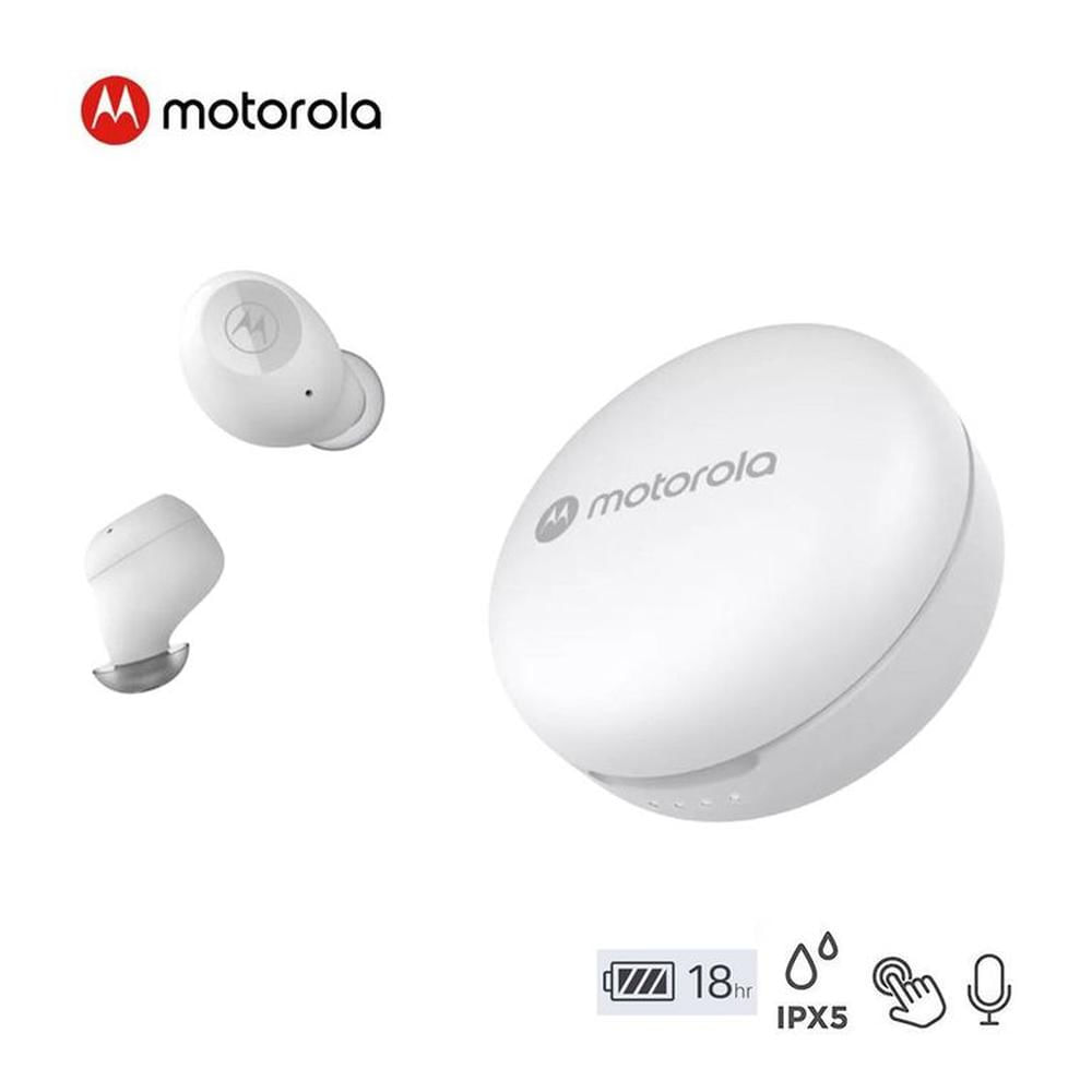 Audífonos in ear Motorola Bluetooth Ipx5 Moto Buds 250 18hrs Blanco
