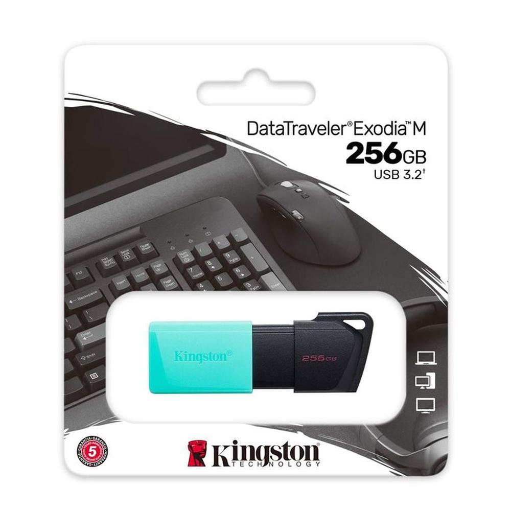 Memoria USB 3.2 Kingston Exodia DTXM/256GB Turquesa Memoria USB 3.2 Kingston Exodia DTXM/256GB Turquesa