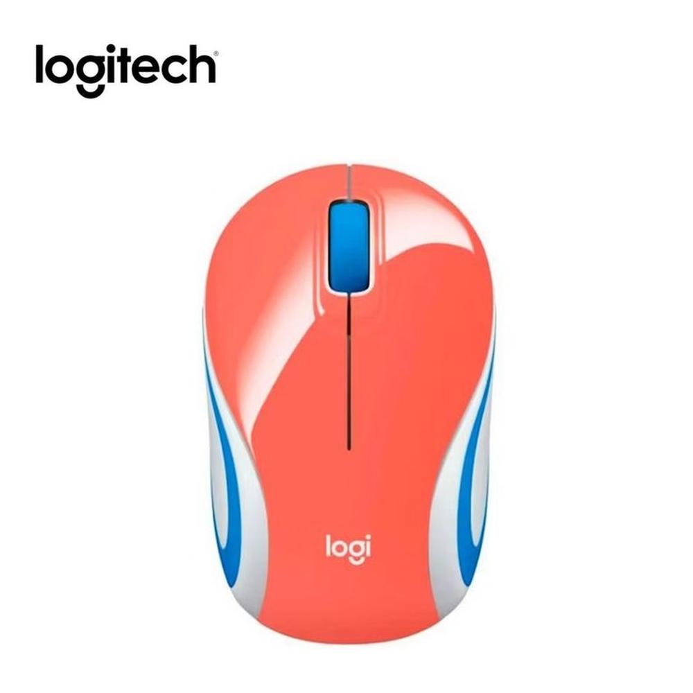 Mouse Logitech M187 Mini Wireless Refresh Coral Mouse Logitech M187 Mini Wireless Refresh Coral