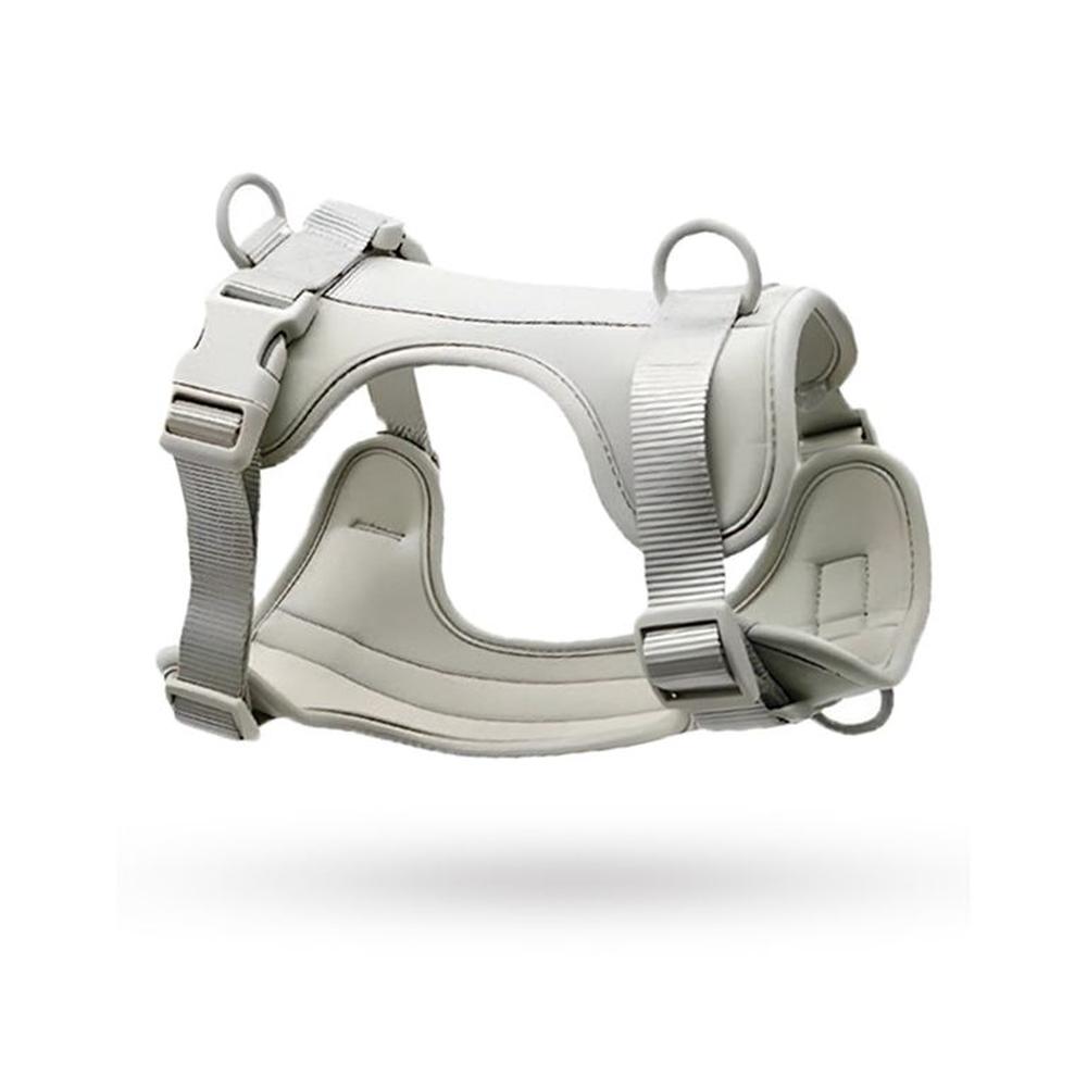 Pechera Para Perros Nailon Ajustable Gris - Talla M Pechera Para Perros Nailon Ajustable Gris - Talla M