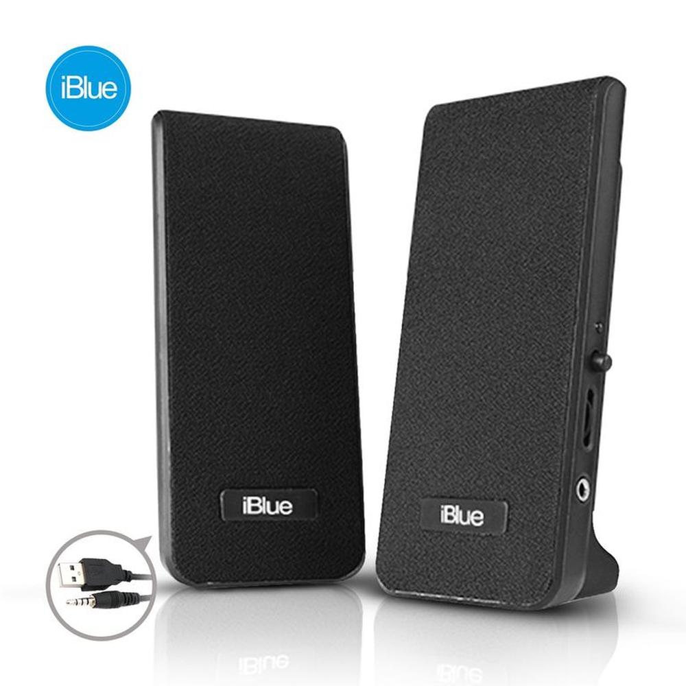 Parlante iBlue MS232 Multimedia 2.0 USB-Power 3.5mm Control-Volumen