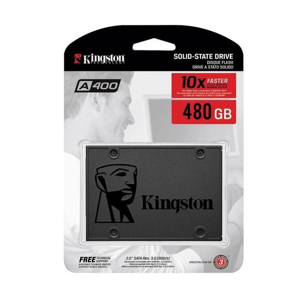 Disco Duro Interno Solido SSD Kingston SA400S37 480GB SATA