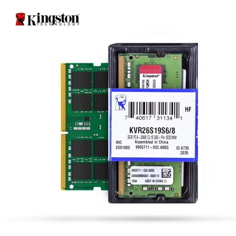 Memoria RAM KINGSTON KVR26S19S6 8GB DDR4 2666MHZ CL19 SODIMM