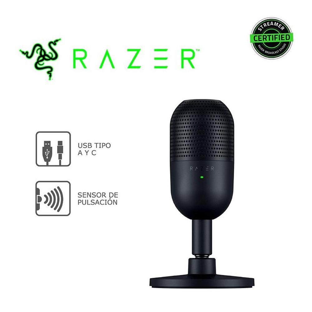 Microfono Razer Seiren V3 Mini USB Ultra Compacto - Negro