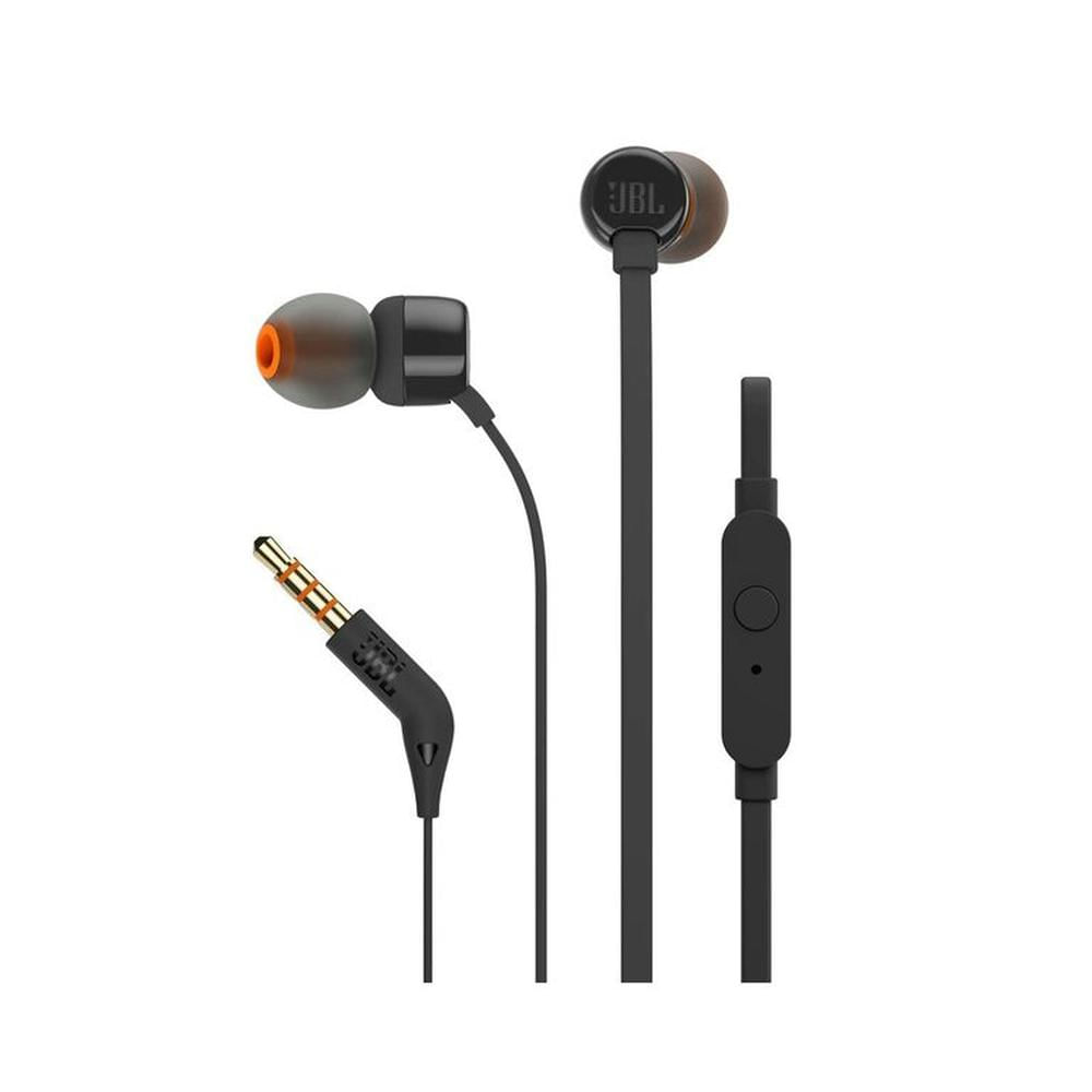 Audifonos Pure Bass Sound 3.5 mm JBL T110 Con Micro Negro