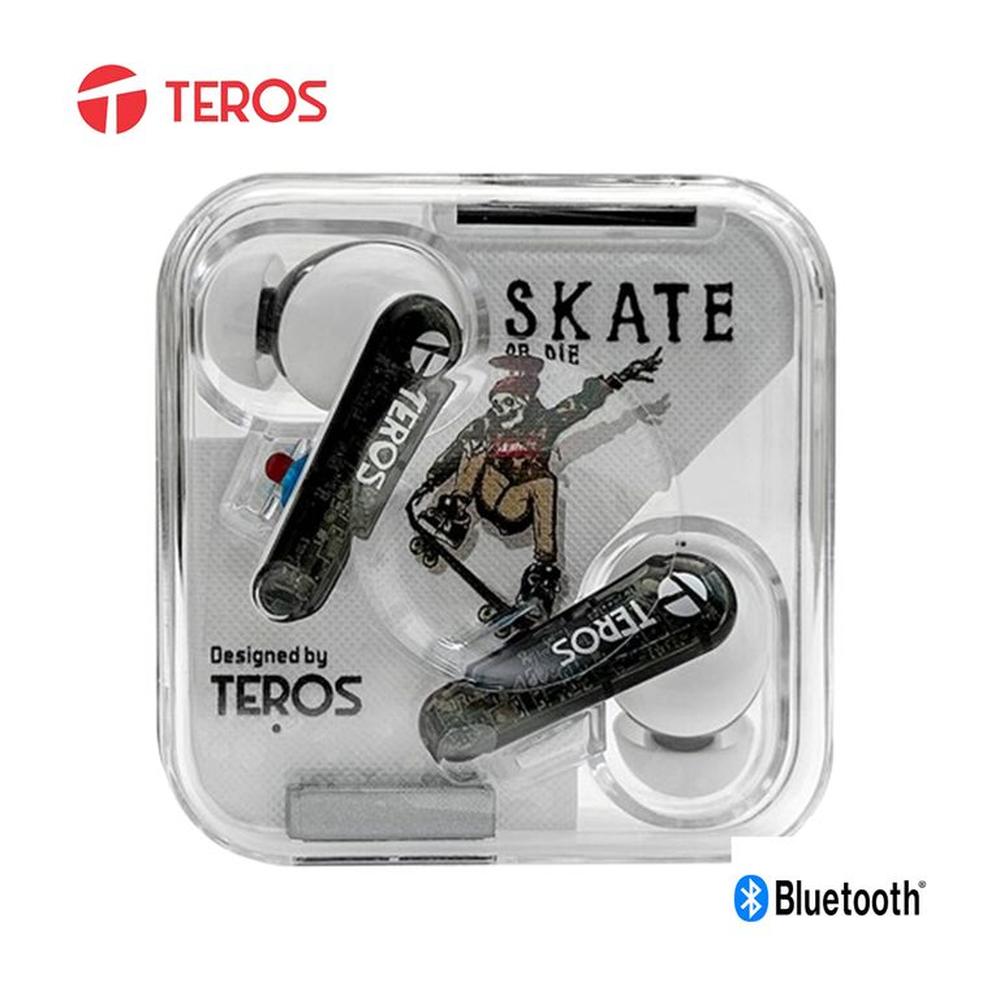 Audifonos Teros Te-8072W Bluetooth-Tws-4Hrs Blanco Audifonos Teros Te-8072W Bluetooth-Tws-4Hrs Blanco